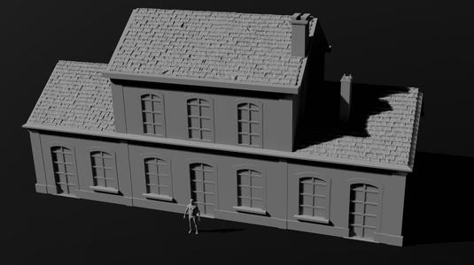 Gourdon(LOT) SNCF station POLT HO/N/Z