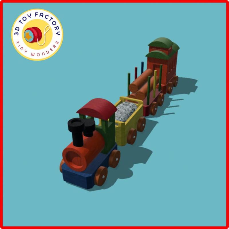 Cartoon Locomotive Train toy