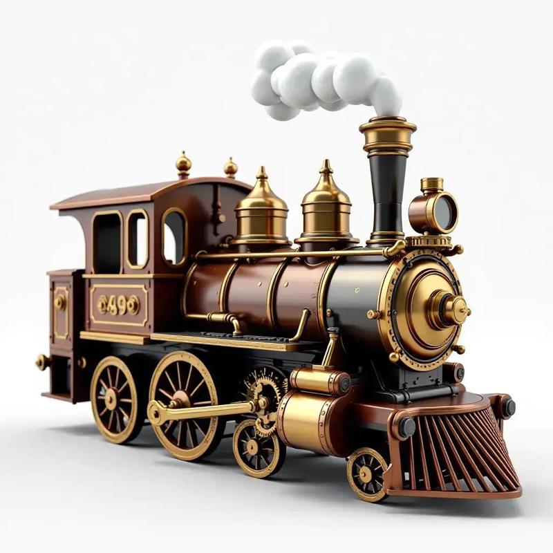 Steampunk Train 🚂⚙️