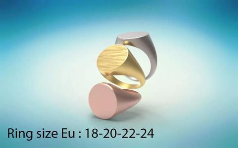 Signet ring 3d model 3d print model