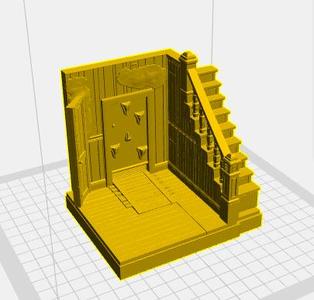 LEATHERFACE DIORAMA BASE-TERROR SCENERY
