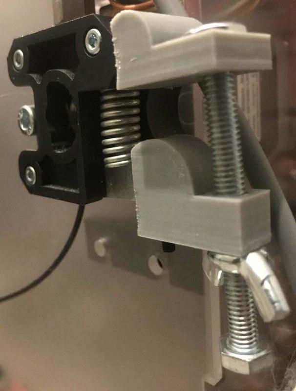 Extruder mod for vertex K8400 (flexible filament)