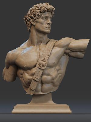 Apolo Bust 3D Print