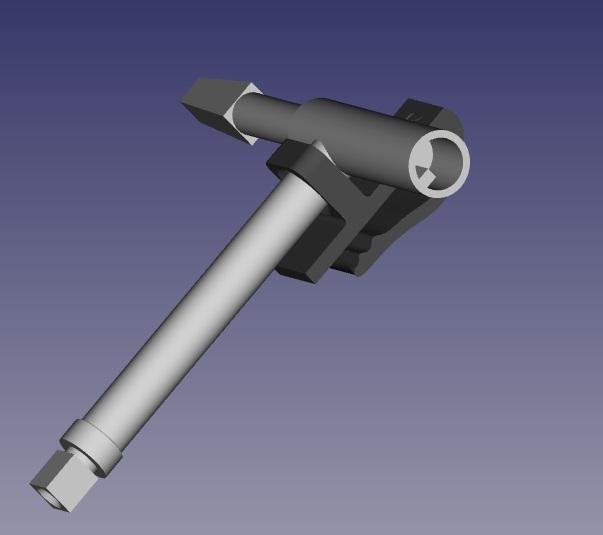 Minimalist Tee key belt clip