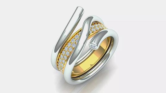 Double Diamond Ring Description