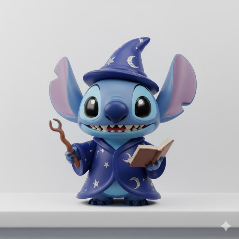 🧙‍♂️ Wizard Stitch Funko Pop! - The Galactic Sorcerer! (3D Print Ready!) ✨