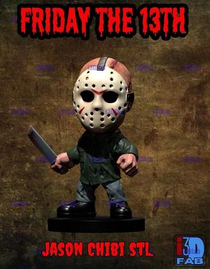 🔪 Cute Meets Creepy – Chibi Jason STL Files!