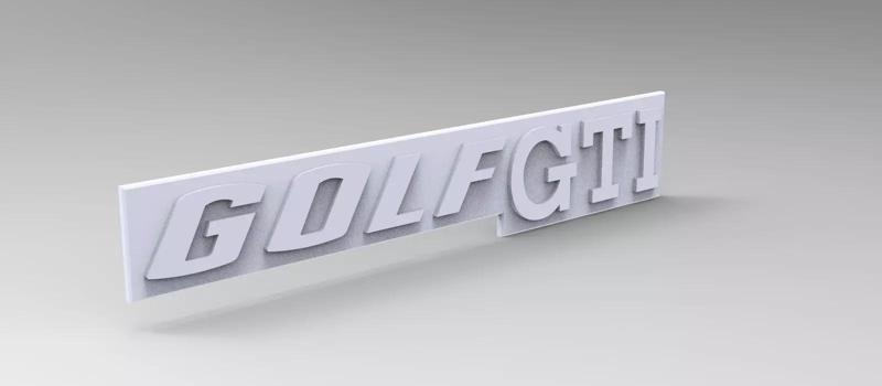 Golf GTI monogramme