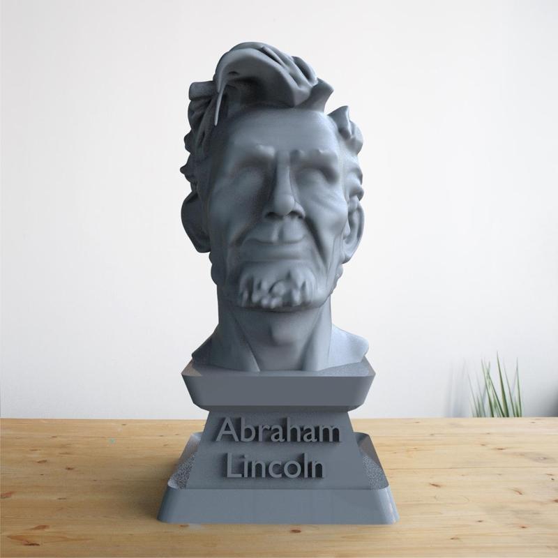 abraham lincoln Bust 3D Printing
