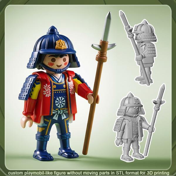 Yari Ashigaru 2 Playmobil-like figure