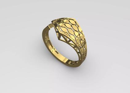 Golden Tie Ring