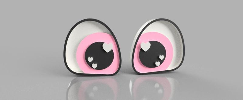 Ojitos decoración trajes