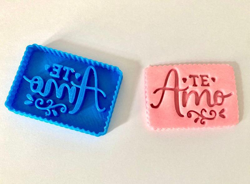 Te  Amo -  Love You" Cutter & Stamp – Perfect for Special Moments