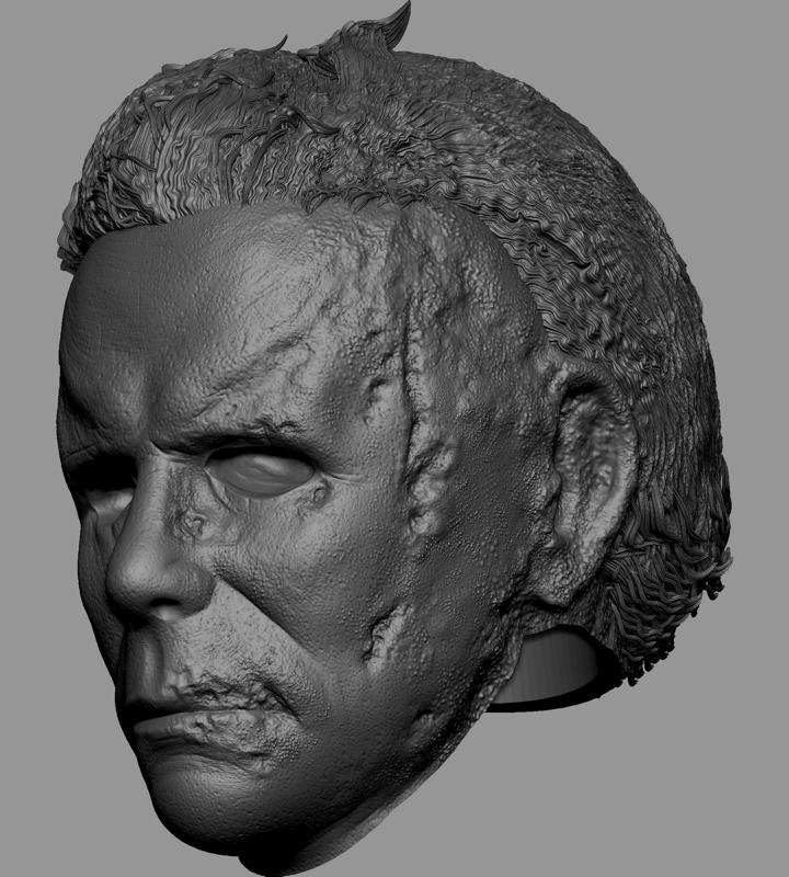 Michael Myers 1/6 scale custom 3D head