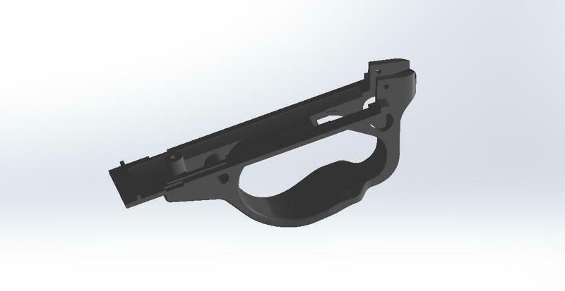 STRIPPED TRIGGER PLATE FOR AIRSOFT GEL BLASTER AKA M870 SHOTGUN