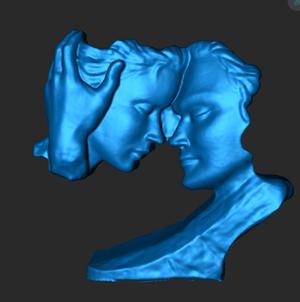 Lovers' Embrace Bust
