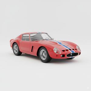 Gran Turismo Homologated 1962 Classic Sports Car – Vintage Racing Coupe Scale Model STL