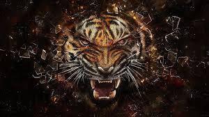 badass tiger lithopane