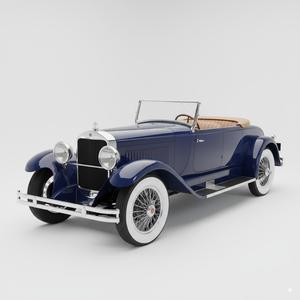 1924 Pierce-Arrow Model 80: Vintage American Luxury Car 3D Print Model - Classic Automobile STL