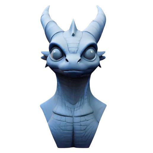 Night Fury Inspired Dragon Bust