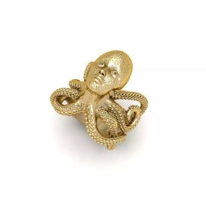 Octopus ring with human face