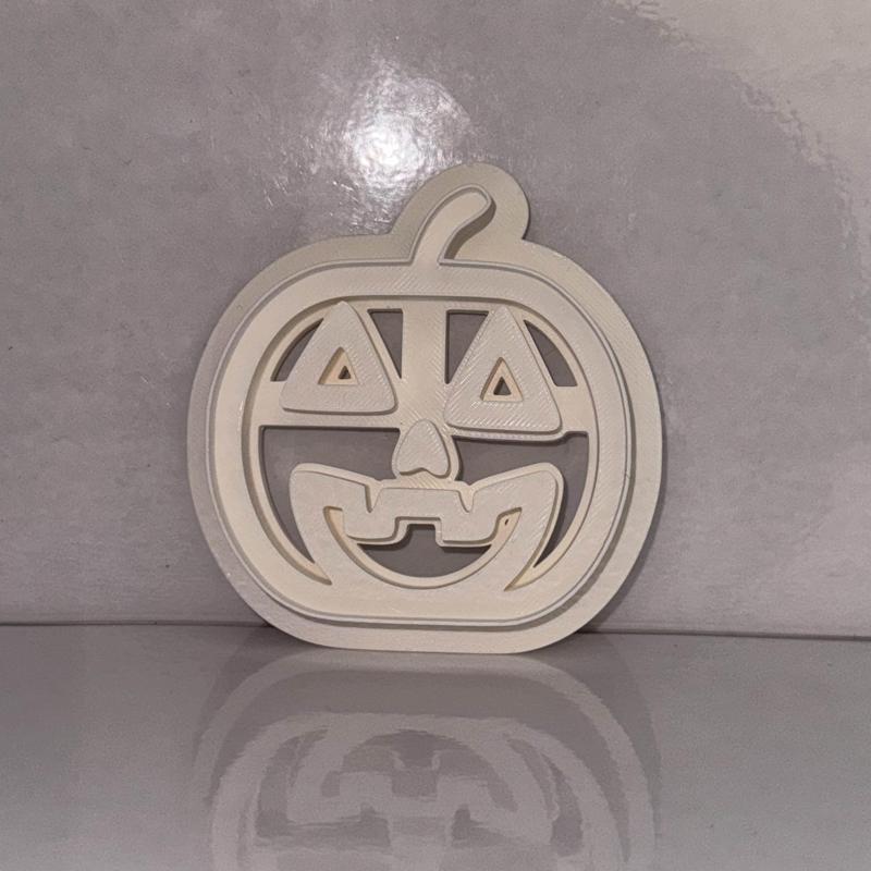 Halloween Jack-o’-Lantern Cookie Cutter – Classic Pumpkin STL