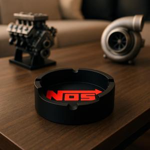 NOS Turbo Logo Ashtray – STL & 3MF 🏎️💨