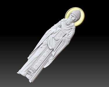 Saint Spyridon – 3D STL Relief Model