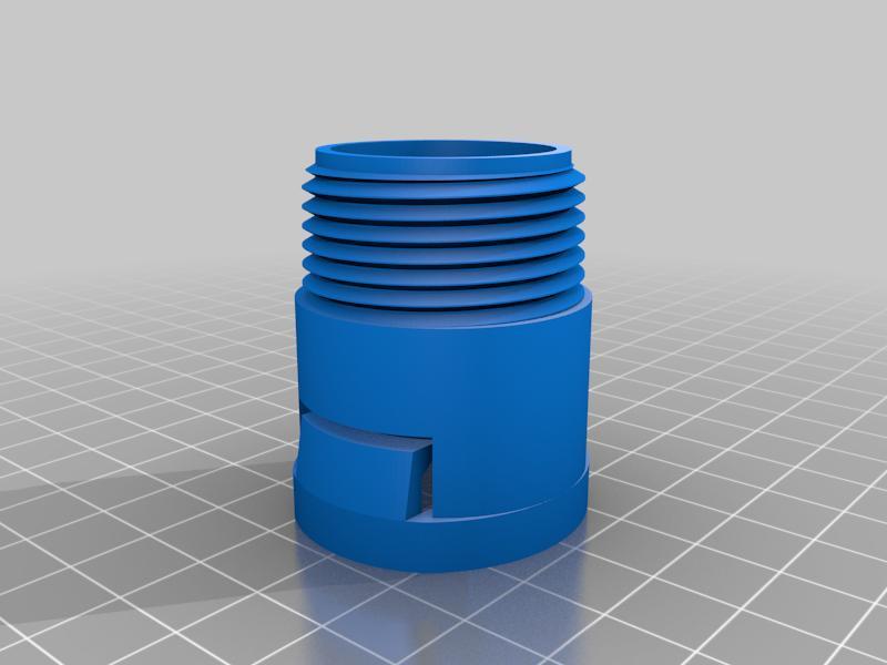 ENT 1" Smurf Tube conduit Connector