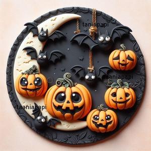 Pumpkin Halloween wall decoration