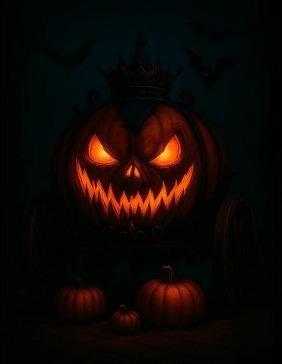 Halloween Pumpkin Carriage