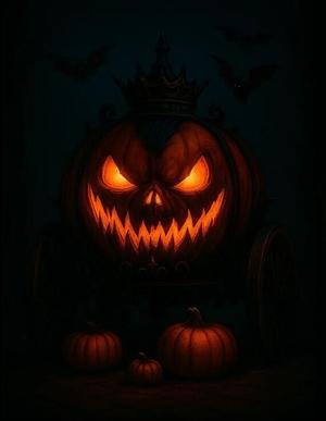 Halloween Pumpkin Carriage