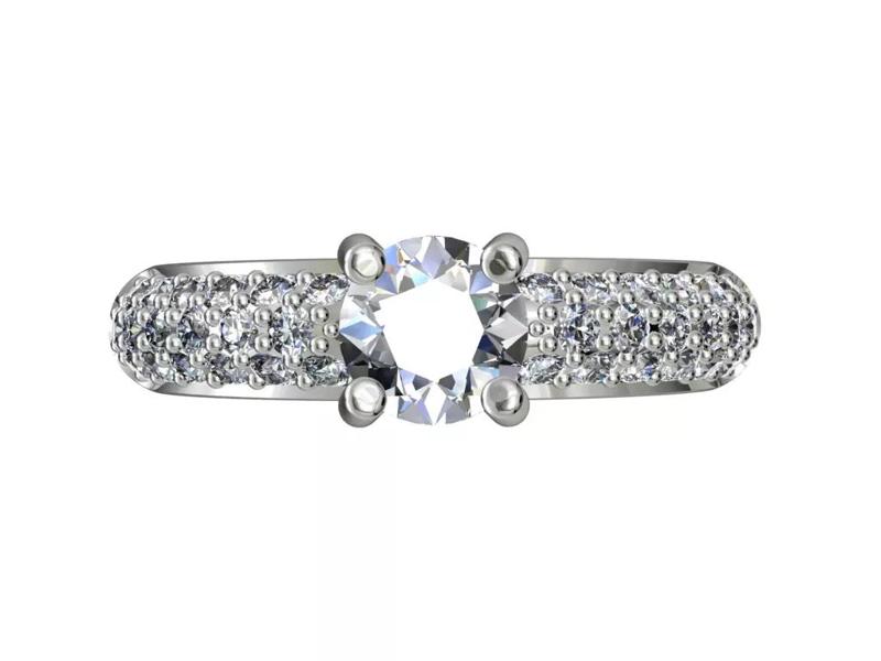Jewelry Solitaire Band Ring Women Ring-JT6