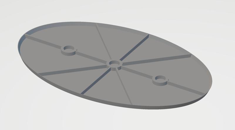 106x170 base w 8mm magnets