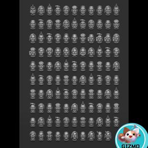 109 Bare Ispes Marin Heads