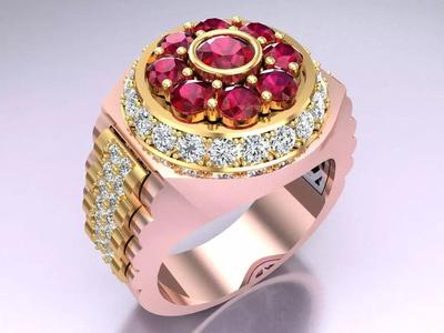 Diamond Rings - Mens Ring - N9500