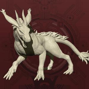 Umbral Drake - Prowl Pose (Alien Creature)