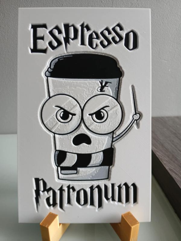Hueforge Harry Potter Espresso Patronum without AMS