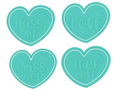Heart Cutter with Phrases – Love & Affection
