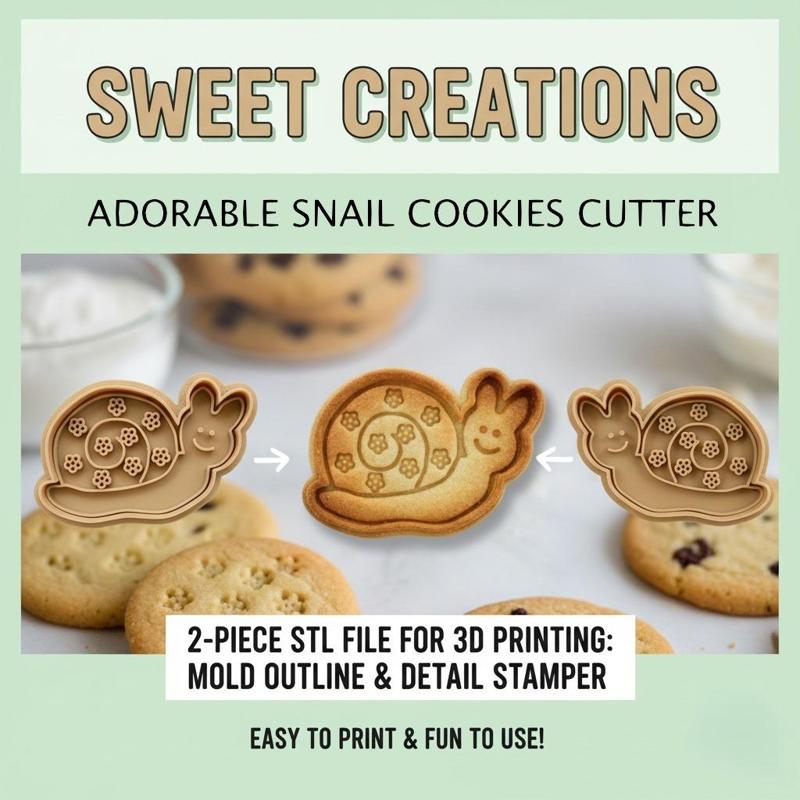 cookie cutter snail