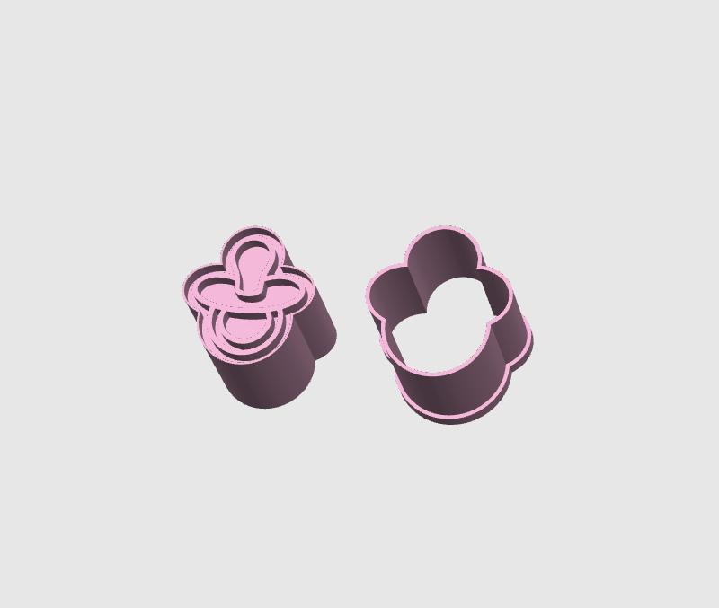 Ejetor Mold Brigadeiro Doces - baby pacifier / chupeta