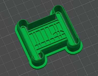 Baby Bed Cookie Cutter