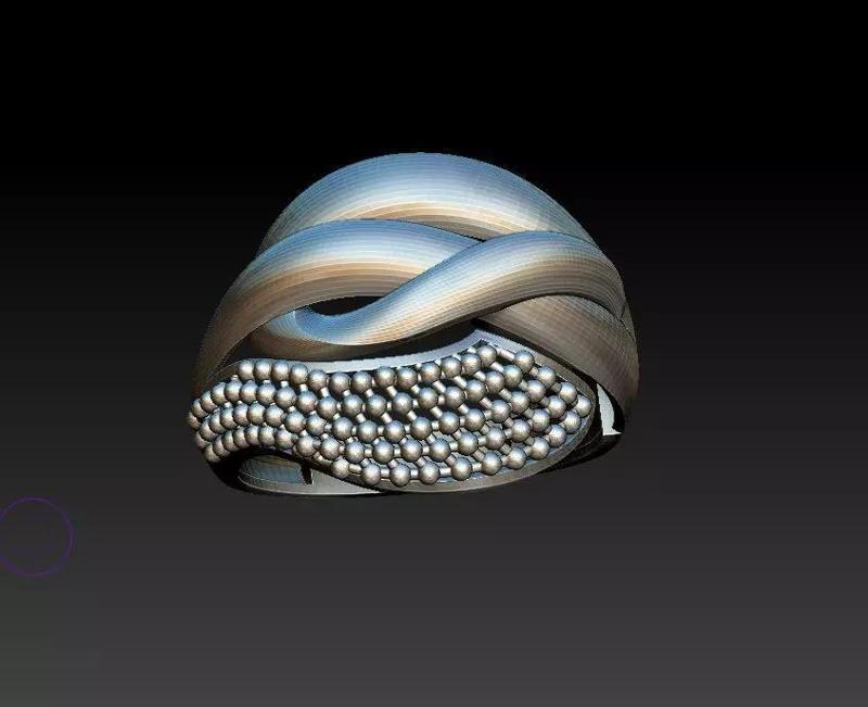 ring65 silver ring with pearls