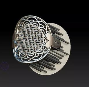 ring5 silver ring with intricate pattern