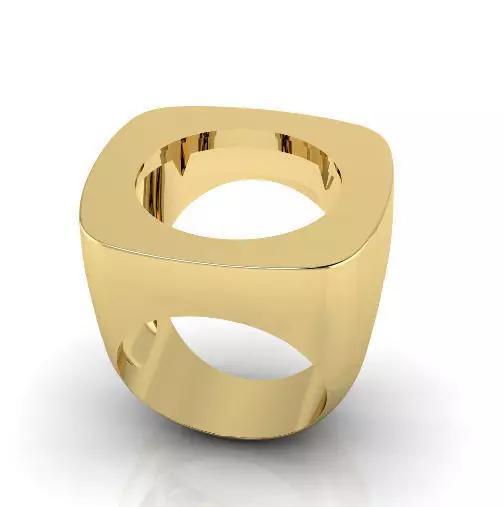 Ring with round stone N013079