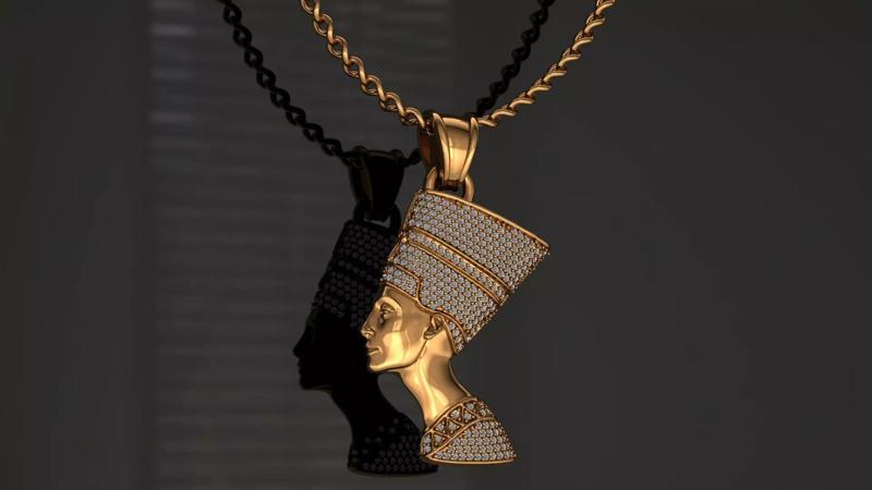 Nefertiti pendant