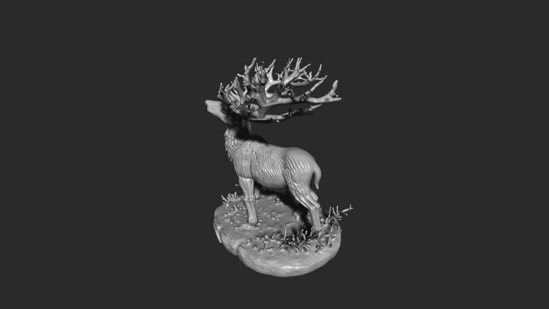 28-32mm Scale Majestic Antlered Beast