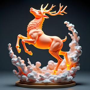 Mystic Stag: 28-32mm Fantasy Miniature