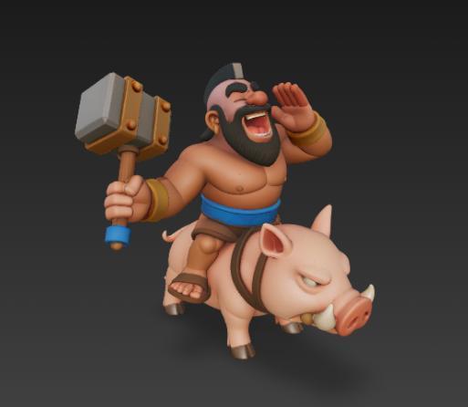 Clash royale's Monkey Mounties