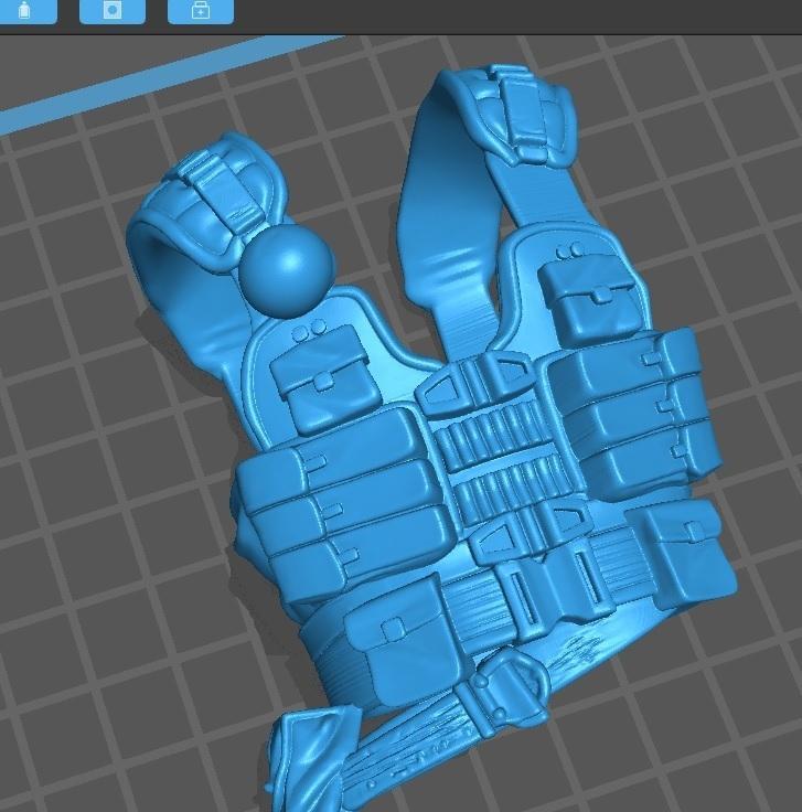 1/12 gi joe classified vest 20 "SNAKE-EYES V2"